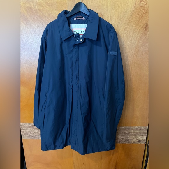 Hunter Other - Hunter Men's Dark Blue Raincoat